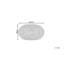 Lunas 60cm Wide Round Pouf Ottoman