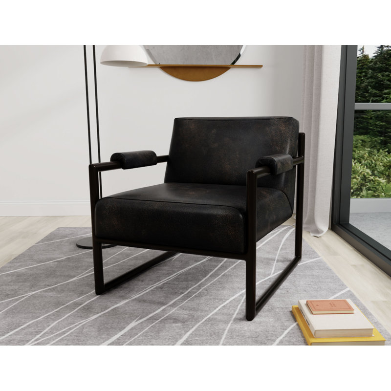 Fauteuil Galena, Similicuir Galena Bison