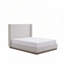 Upholstered Wingback Bed with 53.1" Tall Headboard-2046135313