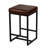 Beija Upholstered Genuine Leather Counter Stool