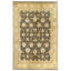 High-Quality Hand-Knotted Black And Gold Area Rug