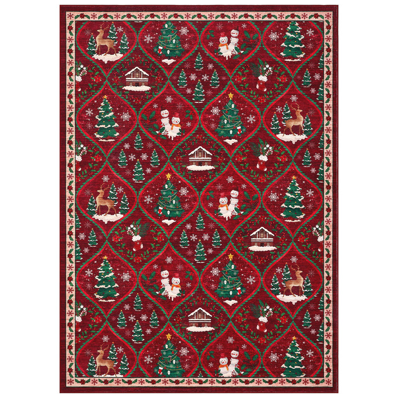 Geometric Washable Area Rug, 140*200cm