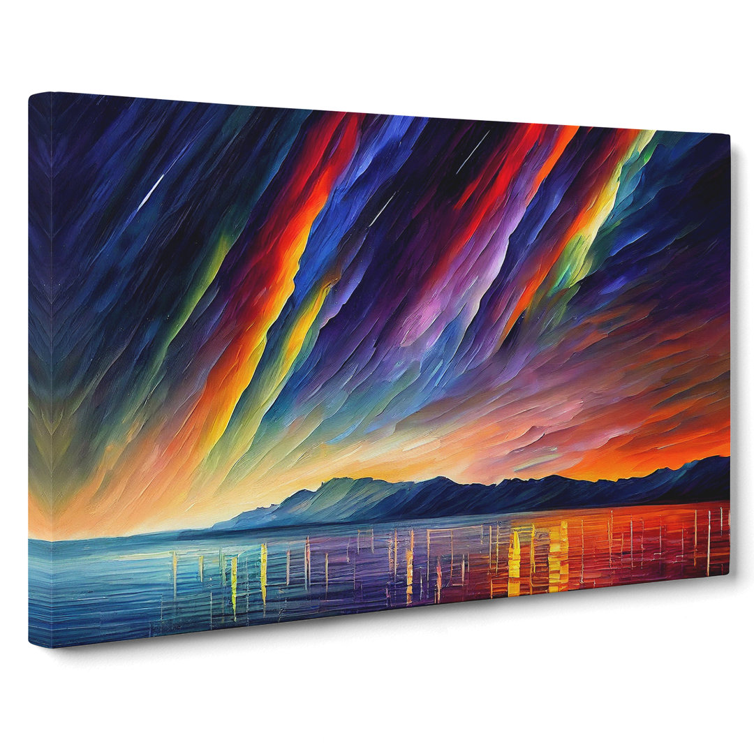 Special Aurora Borealis Vol.1 Abstract - Wrapped Canvas