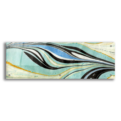 «Placid 1» par Alicia Ludwig, art mural en verre acrylique