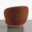 Modern Swivel Barrel Chairs With Wood Base-60020971