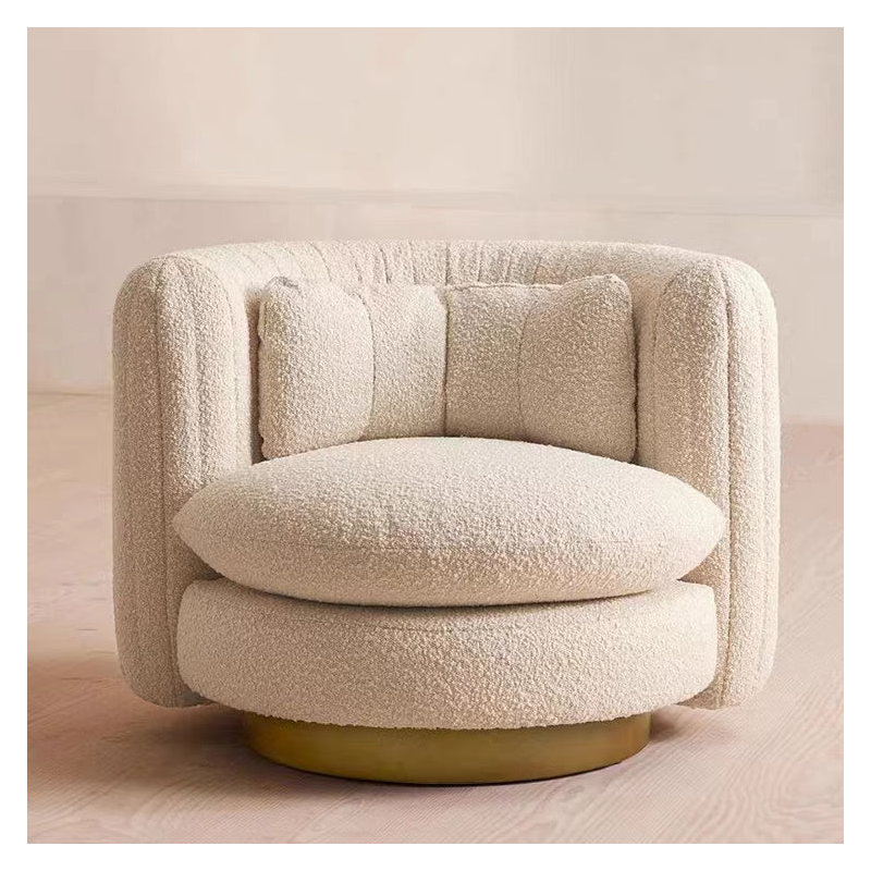 Upholstered Swivel Accent Chair