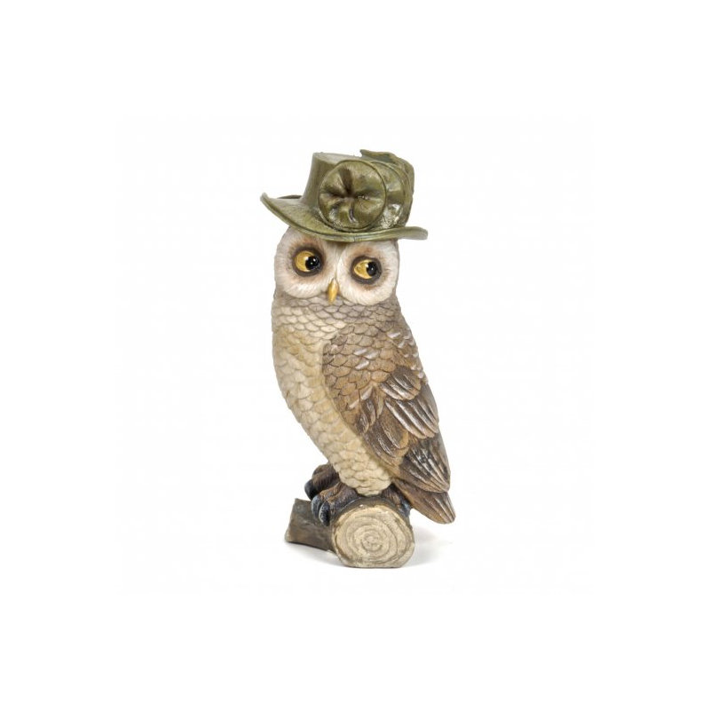Figurine hibou polyrésine Li