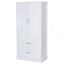 Tall Bathroom Storage Cabinet With 2 Doors, 2 Drawers & Adjustable Shelf-1091557473