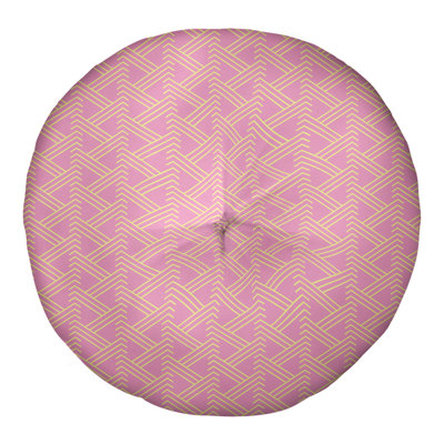 Coussin de sol zig zag classique