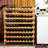 Eathin Floor Wine Glass Rack Brown
