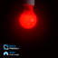 Ampoule A19 de 7 W à DEL rouge, base E26 / e27, pour la chambre à coucher, le salon et les lumières de la chambre de bébé