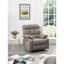 Fauteuil inclinable contemporain gris-58301791
