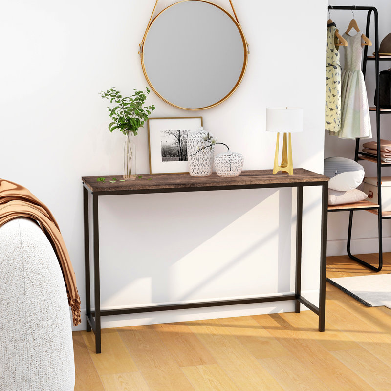 Fishel 41.54'' Console Table, Brown