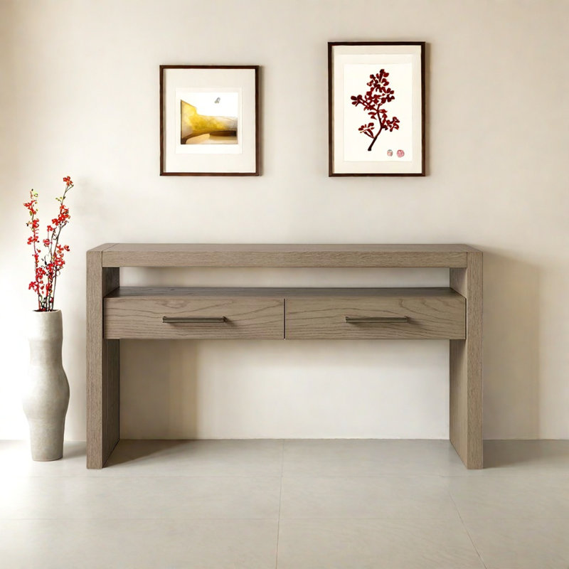 View of 30 narrow console table ideas for Entryways in Tight Spots