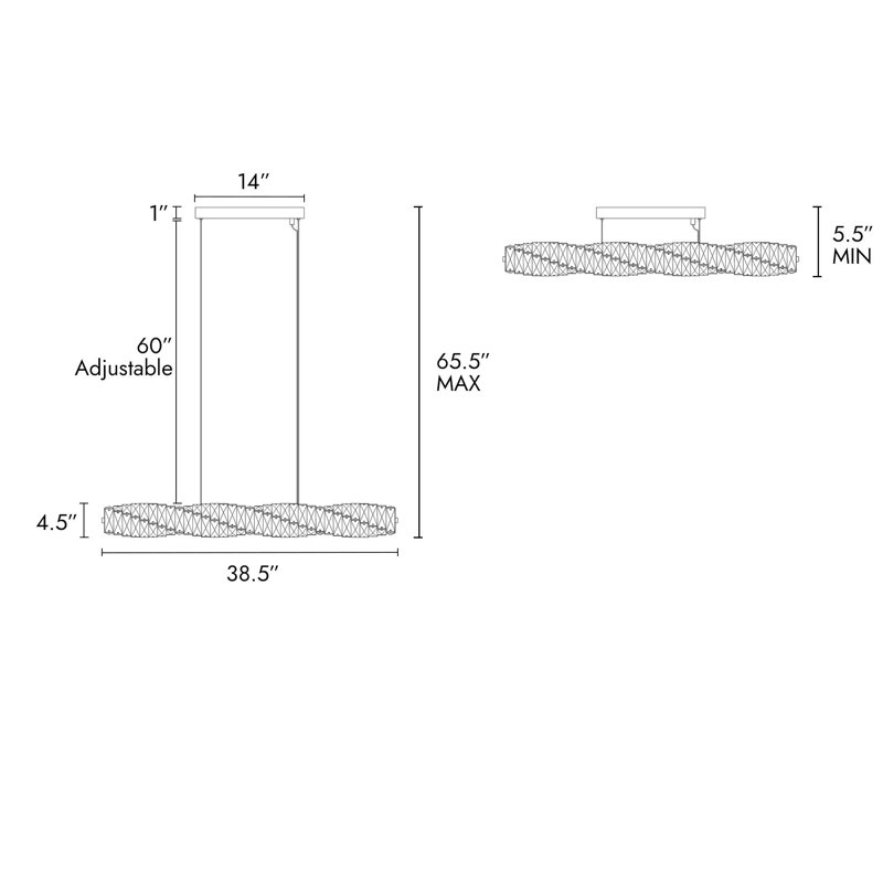 Shymir 1 - Light LED Pendant