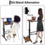 Adjustable Height Steel Computer Desk