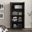Hopkins Modern Storage Cabinet with 4 Adjustable Shelves in Black-259970695