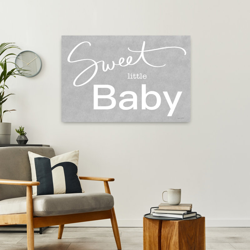 Sweet Little Baby, art contemporain abstrait, H 24 po x l 36 po