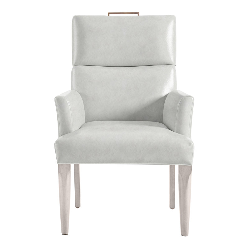 Fauteuil Thom Filicia Home, Kennelly neige, Gris colombe
