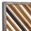 Ensemble de décorations murales géométriques en bois brun