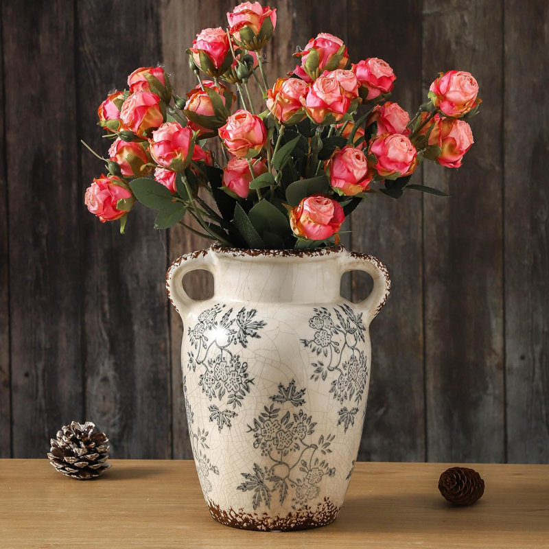 Vintage Vase With Handle