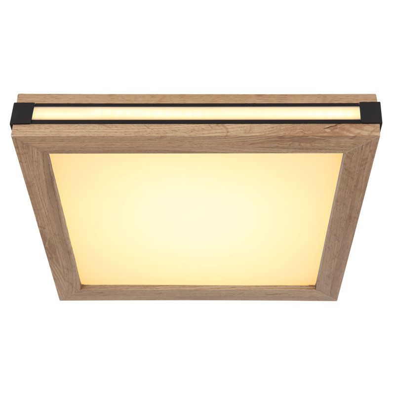 Manufactured Wood LED Flush Mount