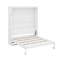 Lit escamotable double avec tablettes