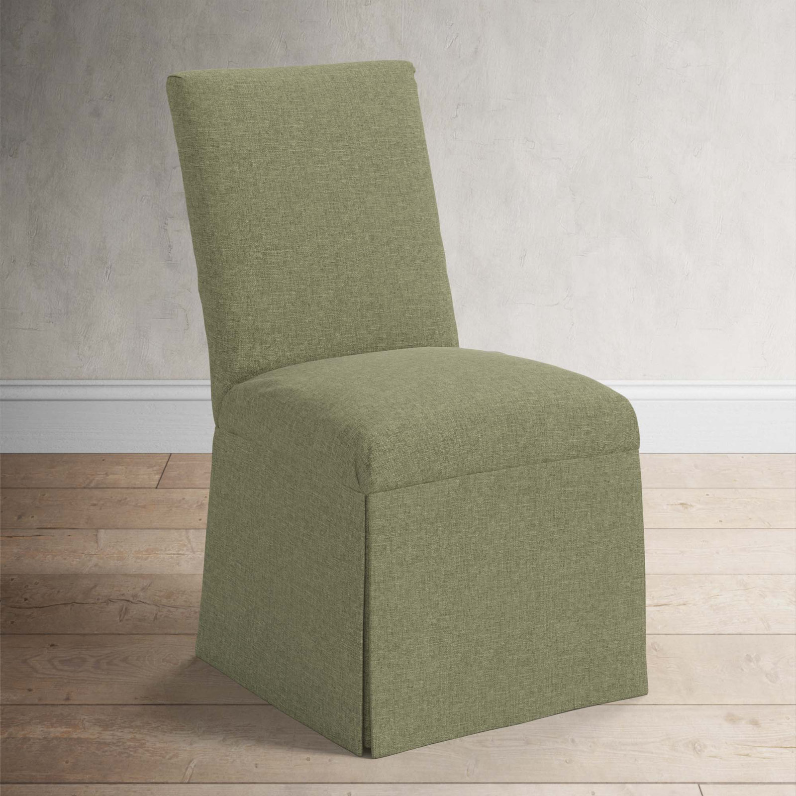 Silvia Parsons Dining Chair, Zuma Laurel Textured Linen