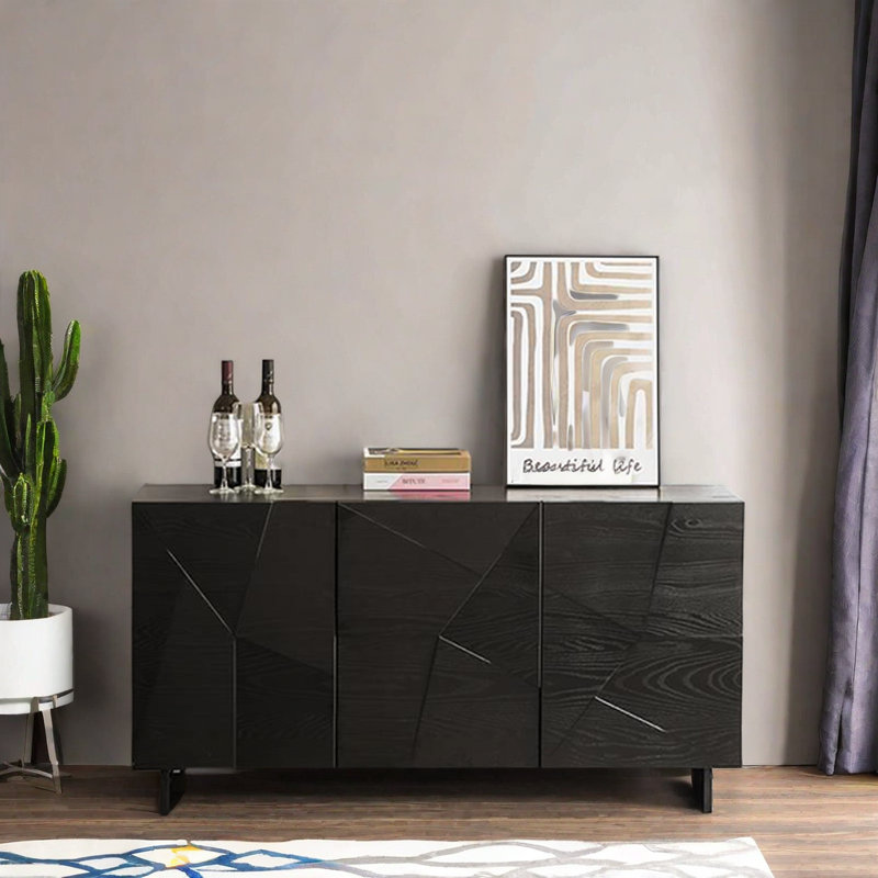 Armoire d'appoint en bois massif clair