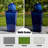 Outdoor Ceramic / Porcelain Column Fountain with Lights-2022094519