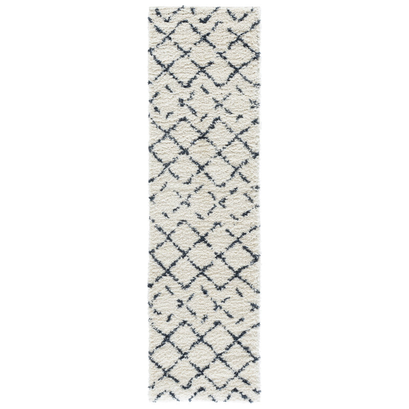 Tapis d'intérieur à poils longs Arizona, Tapis de couloir 2 pi 3 po x 8 pi