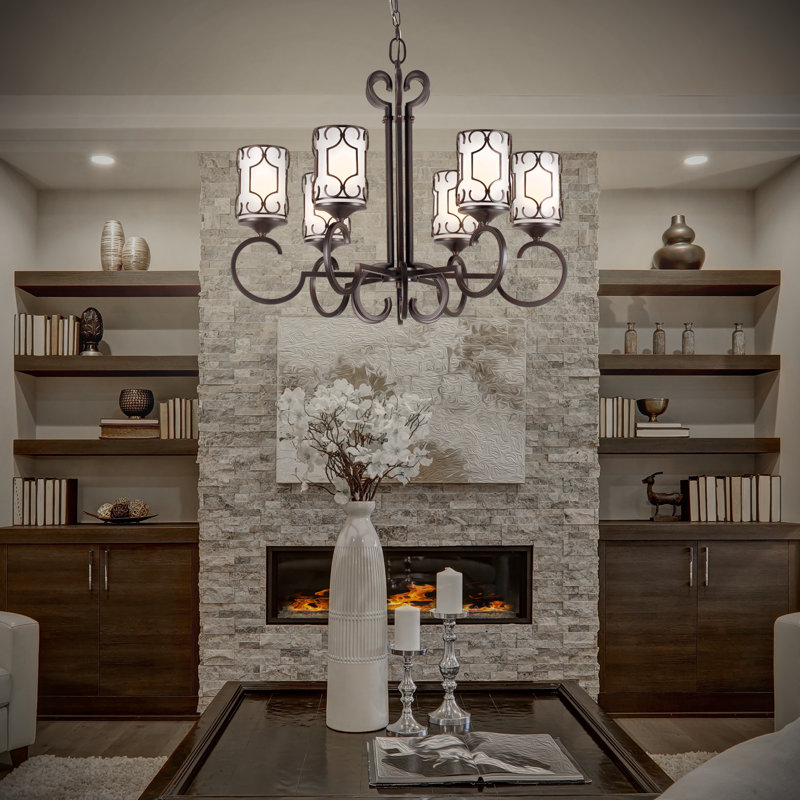 6 - Light Dimmable Classic / Traditional Chandelier