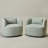 Jaydin 34" W Upholstered Swivel Barrel Chair-472380529