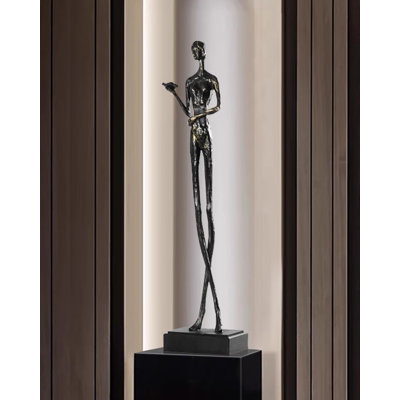 Abstract Nordic Art Figure Cast Aluminum Decorative Piece