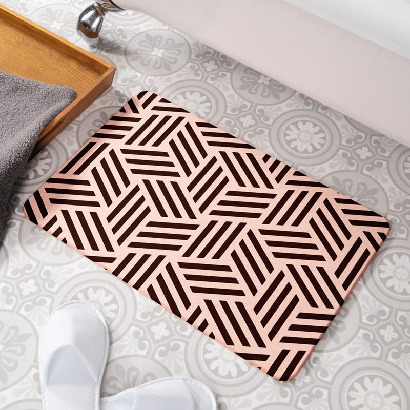 Non-Slip Shower Mat, Pink