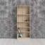 Bezalel 203.2 cm H x 79 cm W Standard Bookcase-717205799