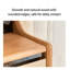 Ensemble de coiffeuse extensible avec miroir et tabouret rembourré