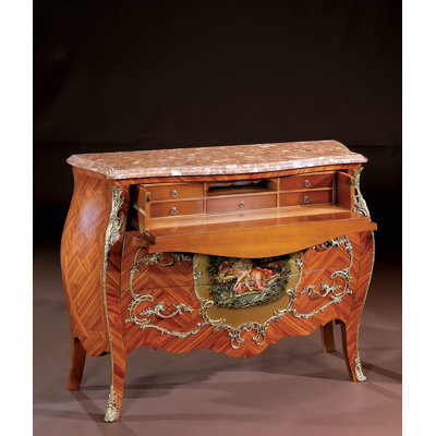 Table de buffet 5 tiroirs large 49" bombay