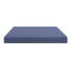 Matelas en mousse pleine grandeur de 8 po Atlas, bleu-gris