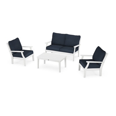 Ensemble de chaises à assise profonde 4 pièces Braxton