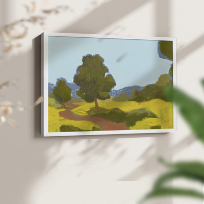 Bright Park I -Framed Print - Restickable