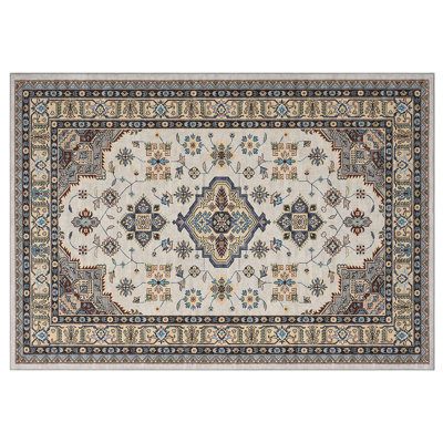 Tapis à motif floral Tapis lavable pour chambre à coucher Tapis antidérapant pour chambre à coucher Cuisine Bureau Salon