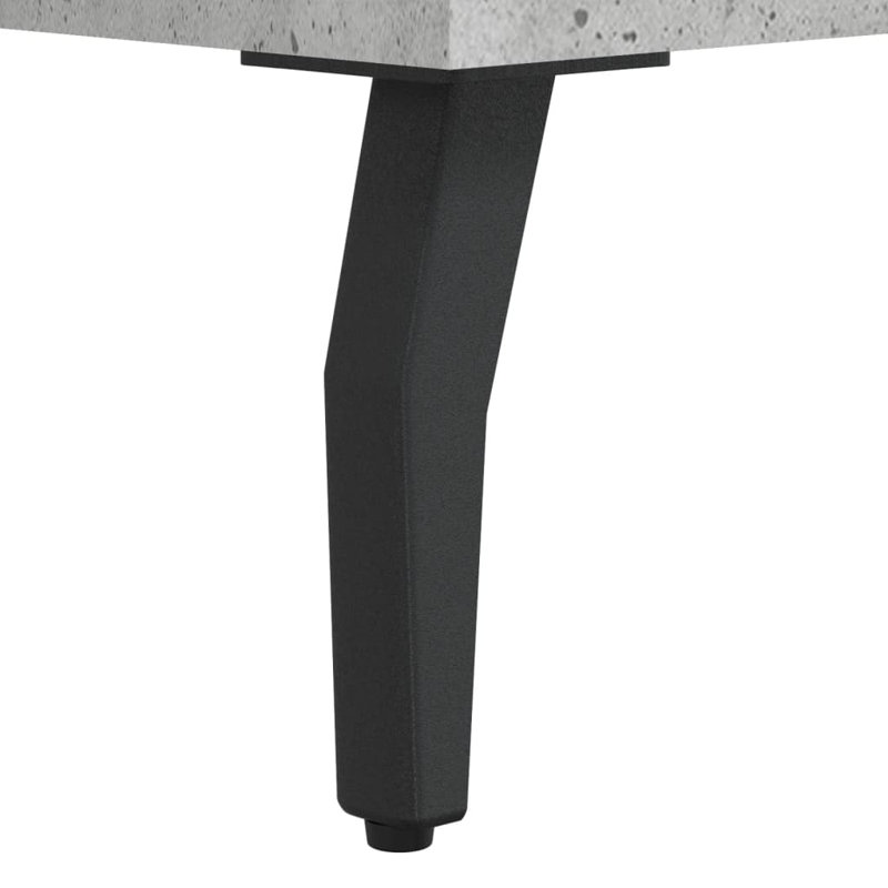 Mantador 40cm W Manufactured Wood Bedside Table, Concrete Grey