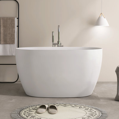 Baignoire de trempage autoportante en acrylique 51 po
