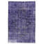 Tapis décoratif marine en laine noué à la main de conception unique 6 pi 4 po x 10 pi Dhanvin