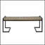 Banc en bois et en métal HOPKINS INDUSTRIAL, siège durable et élégant pour les intérieurs modernes et industriels
