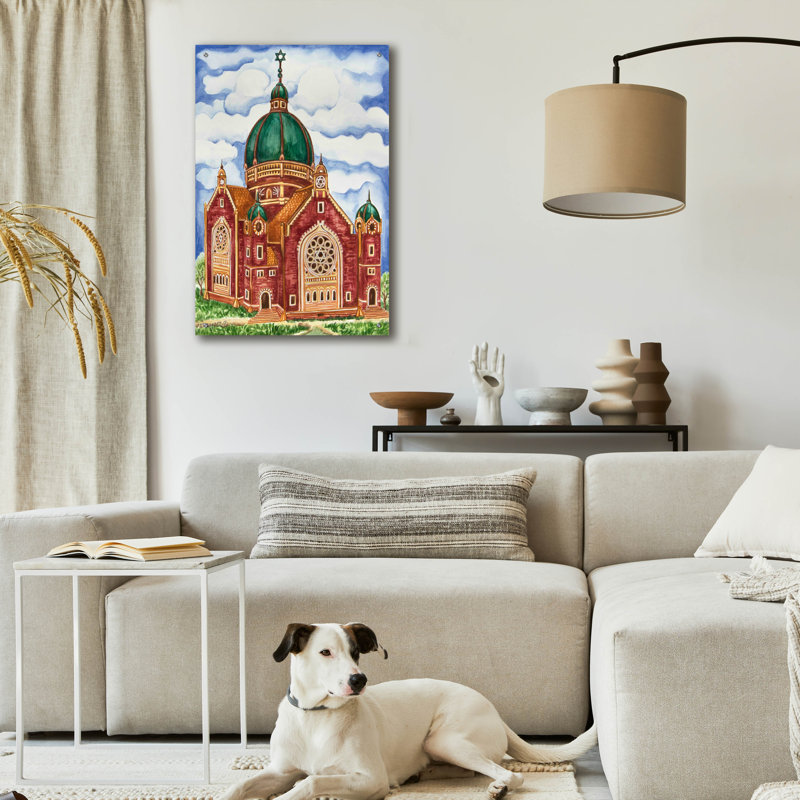 Art mural en verre Astoria Grand, H 36 po x l 24 po x P 0,2 po
