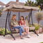 3 Person Porch Swing with Canopy