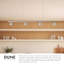 Luminaire suspendu tambour pour îlot de cuisine à 4 lumières DEL Dune-64112364-64112363