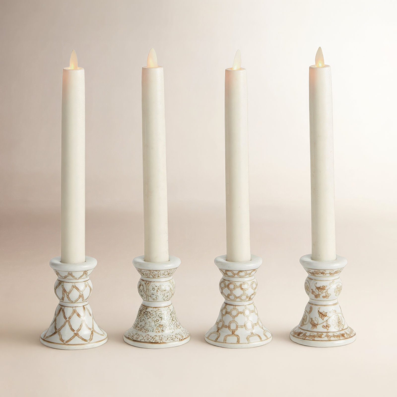Candlestick Holder, Brown